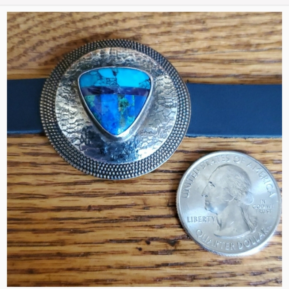 Vintage Silver Choker Natural Stones